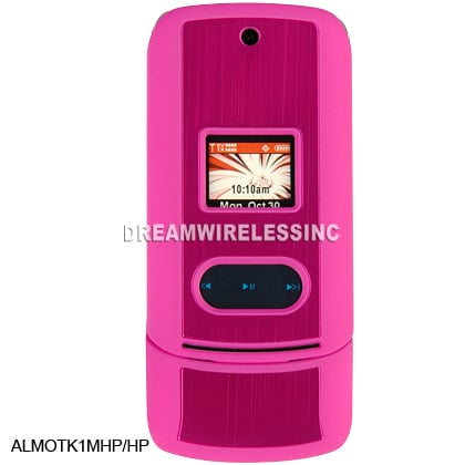 UPC 668888000095 product image for DreamWireless ALMOTK1MHP-HP Motorola K1MAluminum Case Hot Pink Plus Hot Pink | upcitemdb.com