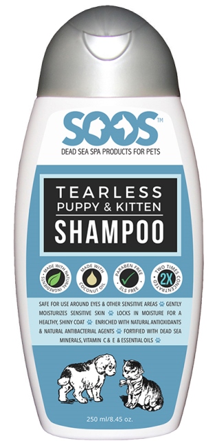 Soos Pp122 Tearless Puppy & Kitten Dead Sea Shampoo - 250 Ml.