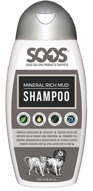Soos Pp119 Dead Sea Mineral Rich Pet Mud Shampoo - 250 Ml.