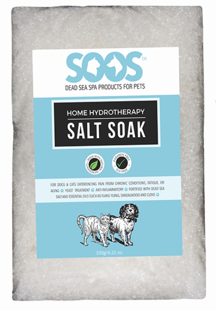 Soos Pp125 Home Hydrotherapy Dead Sea Salt Soak For Dogs - 300 Gm.