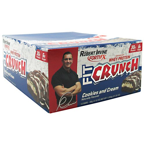 8030002 88 G. Fit Crunch Bar, Cookies & Cream, 12 Per Box