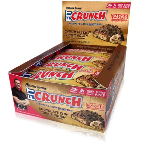 8030007 88 G. Fit Crunch Bar, Chocolate Chip, 12 Per Box