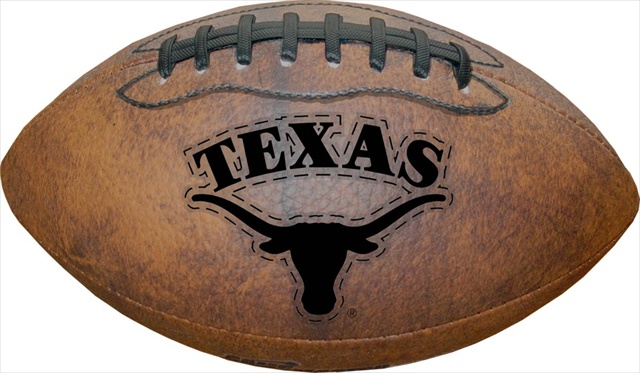 UPC 050386123930 product image for Gulf Coast Sales 6382090 NCAA Vintage Logo Mini Throwback Design Football - Texa | upcitemdb.com