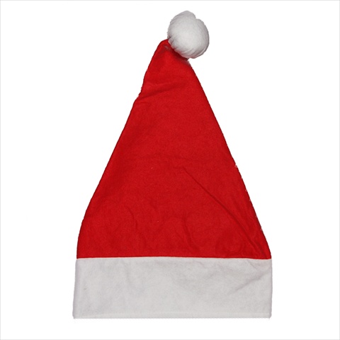 17 In. Adult Nw Promo Santa Hat With Extended Cuff, Small