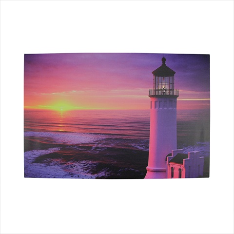 15.75 In. Battery Operated 1 Led Ocean Sunrise Wall Hanging