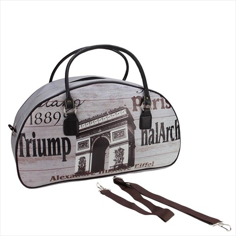 20.25 In. Decorative Vintage-style Triumphal Arch Travel Bag & Purse