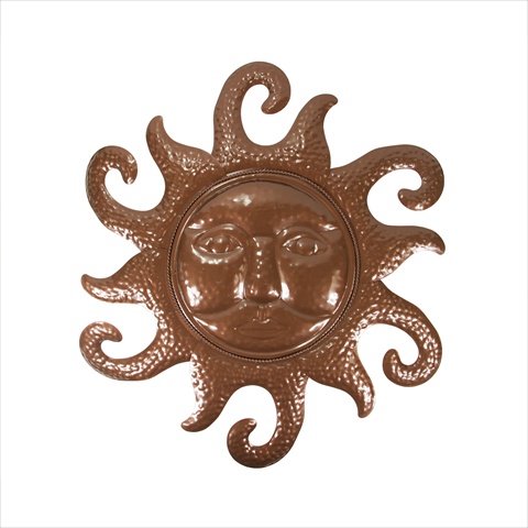 20.5 In. Chocolate Brown Sunshine Indoor & Outdoor Wall Decoration