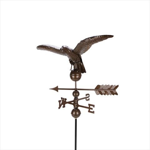3 Ft. Polished Chocolate Brown Eagle Outdoor Weathervane