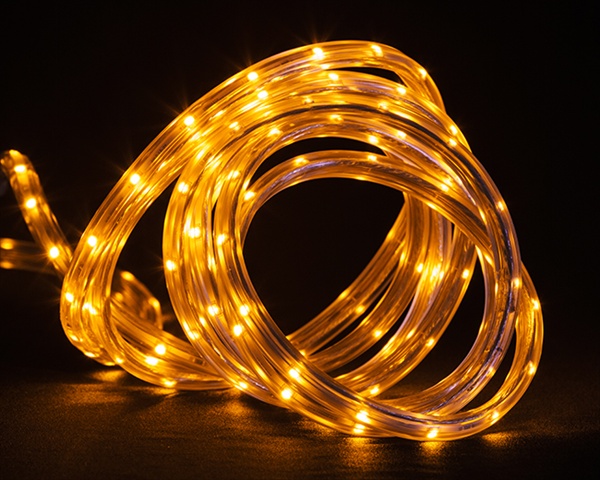 30 Ft. Amber Led Indoor & Outdoor Christmas Linear Tape Lighting