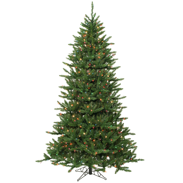 14 Ft. Pre-lit Frasier Fir Artificial Christmas Tree & Stand - Multi Dura Lights