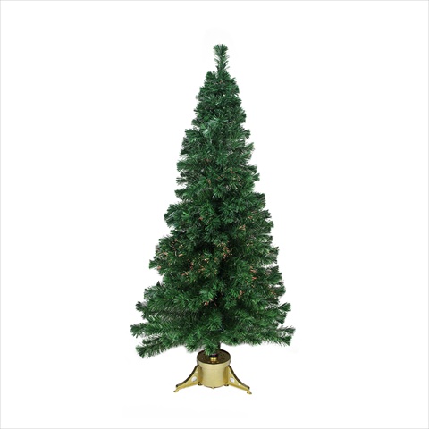 NorthLight 4 ft. Pre-Lit Color Changing Fiber Optic Artificial Christmas Tree - Multi Lights