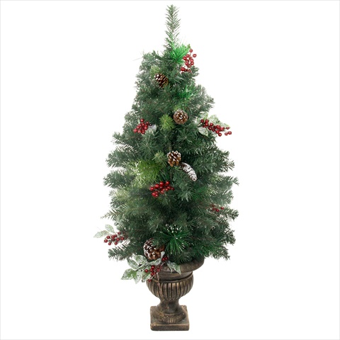 48 In. Unlit Frost Decorated Tree 117 Tips