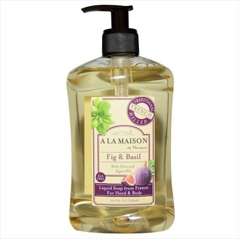 Hand And Body Soap, Fig And Basil, 16.9 Fl Oz