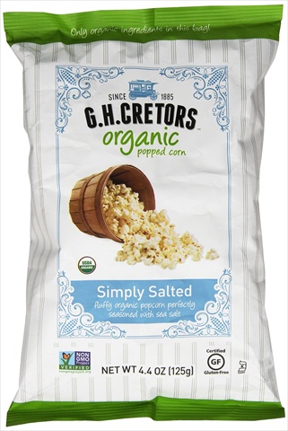 UPC 732494001064 product image for G.H. Cretors Organic Simply Salted Popcorn 4.4 Ounce | upcitemdb.com