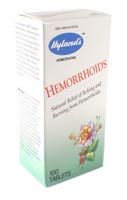 Hylands Homeopathic Hemorrhoids Tablets - 100 Tablets