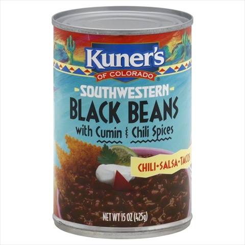Kuner 15 Ounce Black Beans With Spices