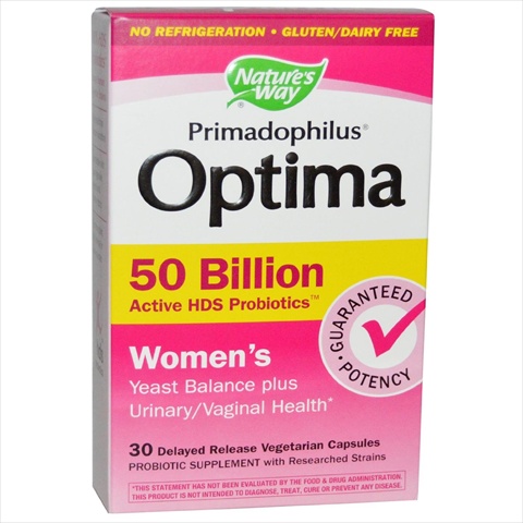 30 Primadophilus Optima Women Probiotic Vegetarian Capsules