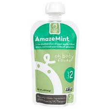 UPC 853382002243 product image for Oh Baby Foods Organic Amazemint Baby Food - 4 Ounce | upcitemdb.com