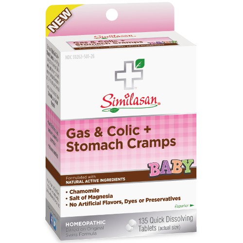 Colic & Stomach Cramps Baby Gas, 135 Tablets