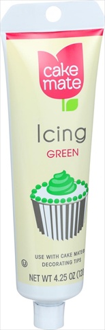 4.25 Ounce Decorating Icing - Green, Case Of 6