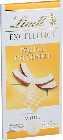 3.5 Ounce White Chocolate Coconut Bar - Case Of 12