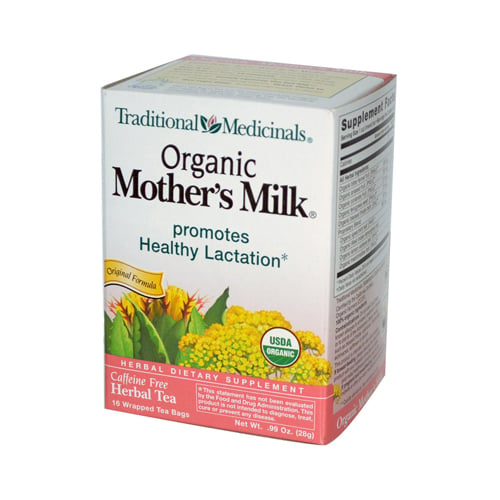 Organic Mothers Milk Herbal Tea - 16 Tea Bags, Case Of 6