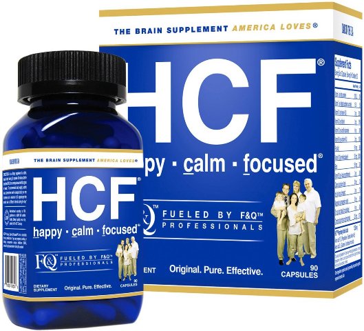 Hcf Hcf-1-r Happy Calm & Focused Brain Supplements, 90 Capsules