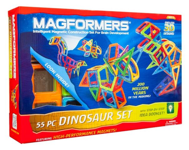 63104 Dinosaur, 55 Piece Set, Ages 3 And Up