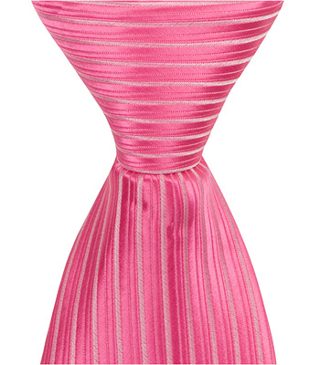 4315 P6 - 6 In. Newborn Zipper Necktie - Pink