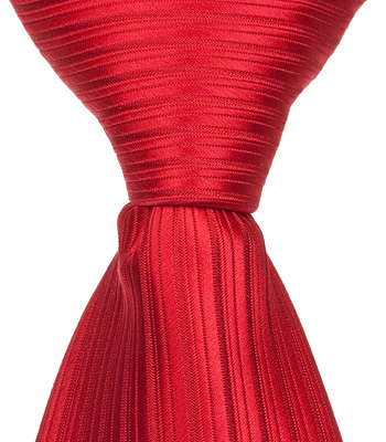2653 R6 - 9.5 In. Zipper Necktie - Red, 6 To 18 Month
