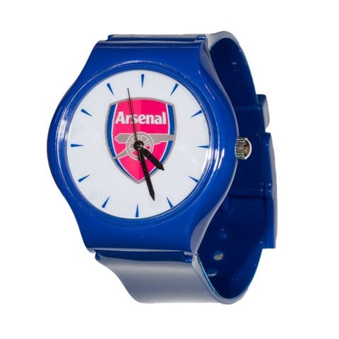 Arsenal Ar38-b Soccer Club Slimline Souvenir Watch, Blue