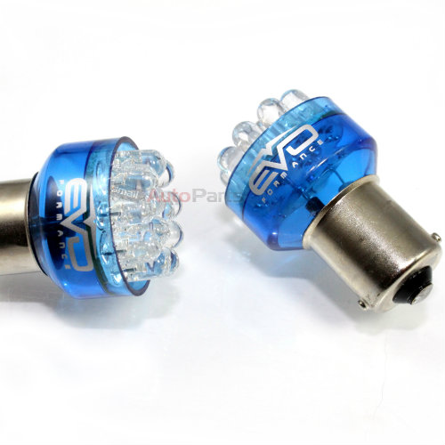 1156 12-led Bulbs, Blue - Pair