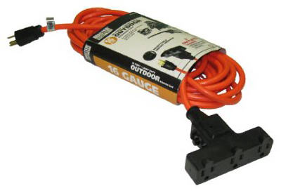 Cst-100a 100 Ft. Master Electrician 16 By 3 Outdoor Extension Cord, Orange