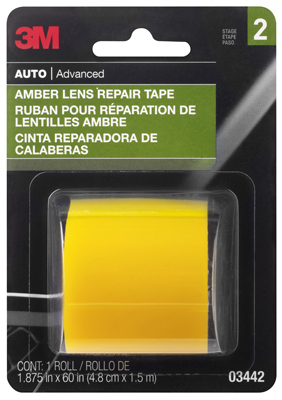03442na 1.88 X 60 In. Amber Lens Repair Tape