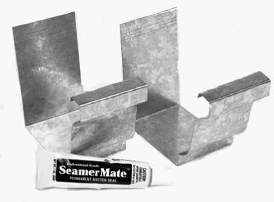29008 2 Pack Mill Finish Galvanized Steel Gutter Seamer
