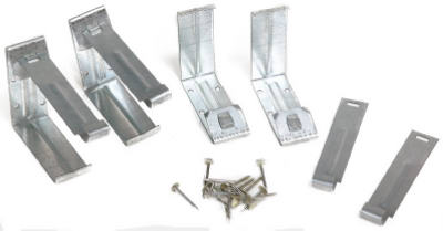 15020 4 Pack Gutter Fascia Bracket With Nails - 4 In
