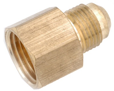 Anderson Metals 714046-1008 .63 Flare X .25 In. Female Iron Pipe Thread Connector
