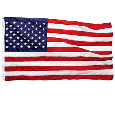 021850r 2.5 X 4 Ft. Nylon Replacement Banner, Embroidered Stars