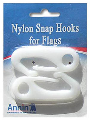 802721 Flag Nylon Snap Hook, 2 Pack