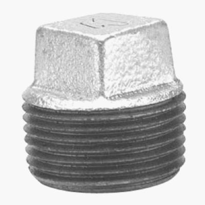 8700159802 .38 In. Malleable Iron Pipe Fitting Galvanized Plug