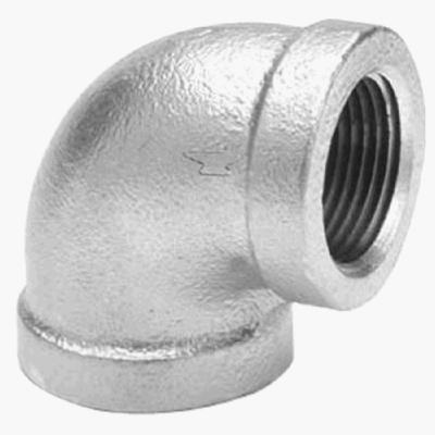 8700125605 1.25 X 1 In. Malleable Iron Pipe Fitting, Galvanized Reducing Elbow