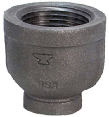 8700133906 .38 X .25 In. Malleable Iron Pipe Fitting Black Reducing Coupling