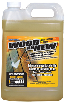 99002101 Gallon, Wood As New Wood Brightener & Cleaner