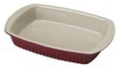 04410 Ceramic Rectangle Bakeware - Red