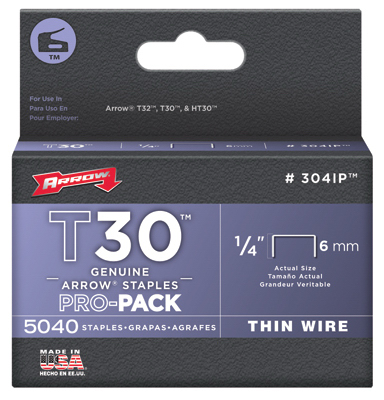 304ip 5000 Pack .25 In. Wire Staple