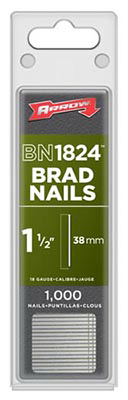 Bn1824cs 1000 Pack, 1.5 In. Brad Nail