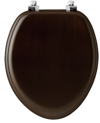 Bemis 19601cp 888 Walnut Elongated Wood Toilet Seat