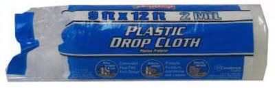 626236 2mil Heavy Duty Plastic Drop, 9 X 12 Ft