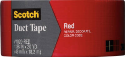 1020-red-a Scotch 2 In. X 20 Yard, Red, Duct Tape