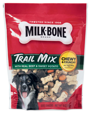 513050 Milk Bone Trail Mix Dog Treat, 9 Oz